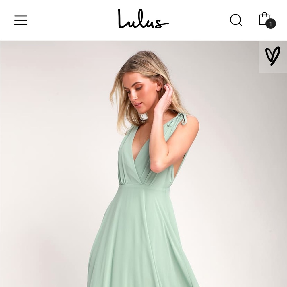 Lulus Sage Green Bridesmaid Dress